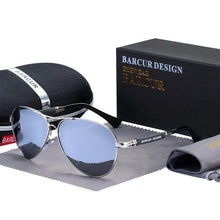 Load image into Gallery viewer, Superior Quality BARCUR Titanium Alloy Polarized Sunglasses Bendable Memory Frame
